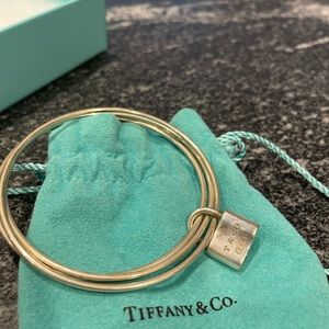 Tiffany & Co lock triple bangle